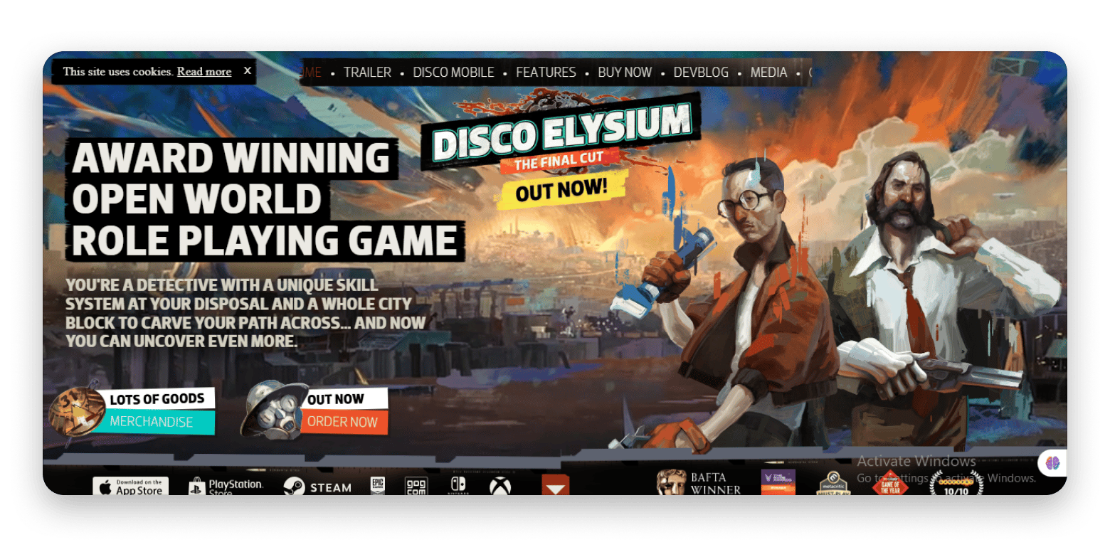 Disco Elysium game