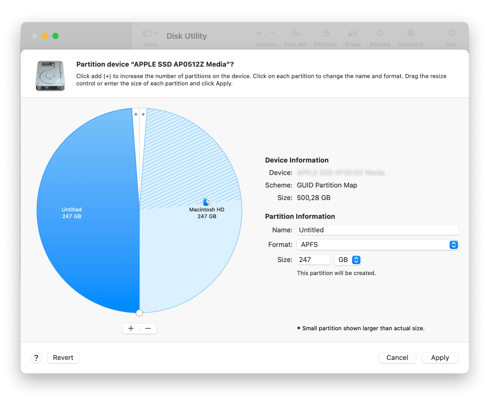 disk utility partition drive