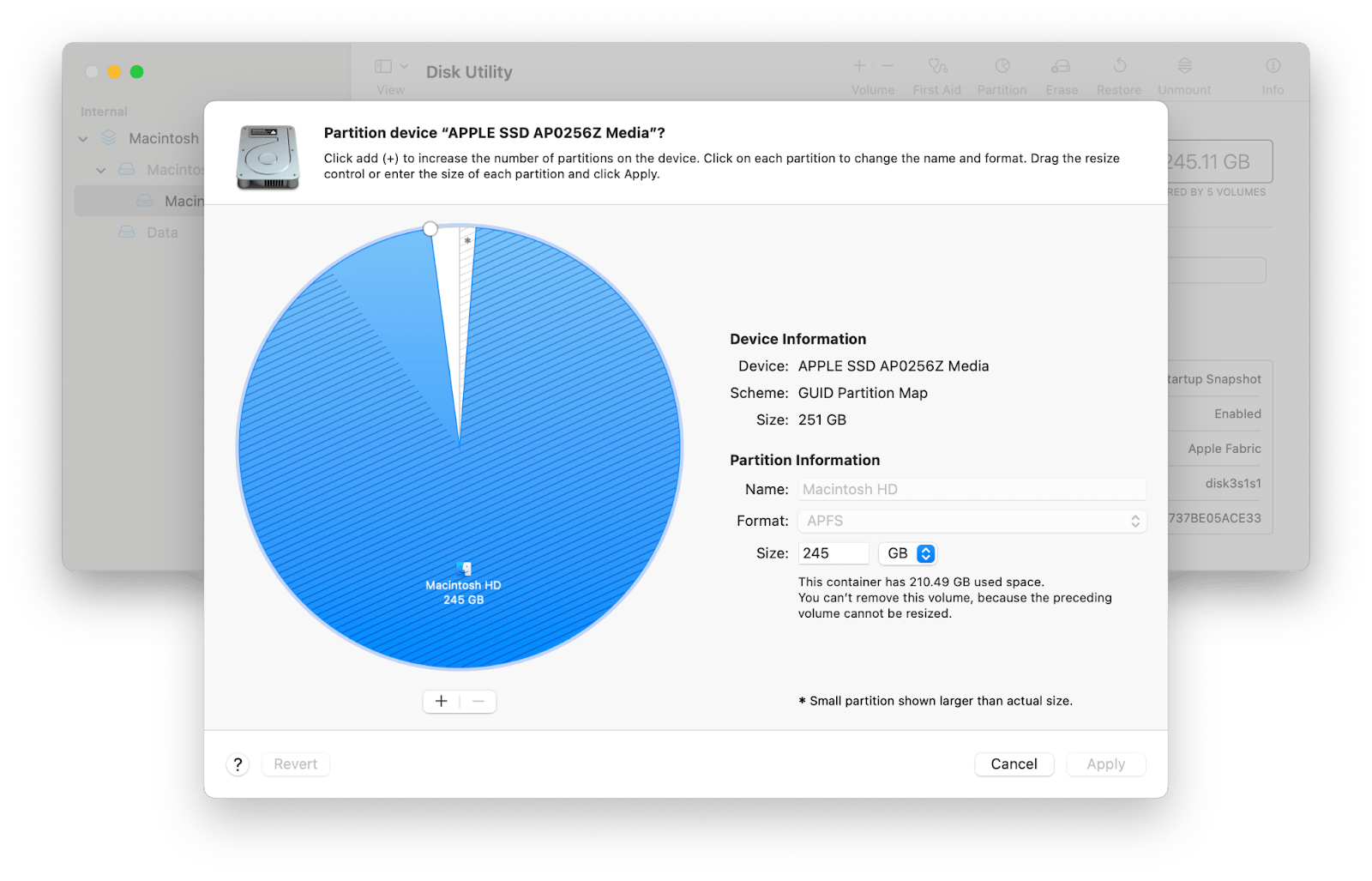 disk utility partition