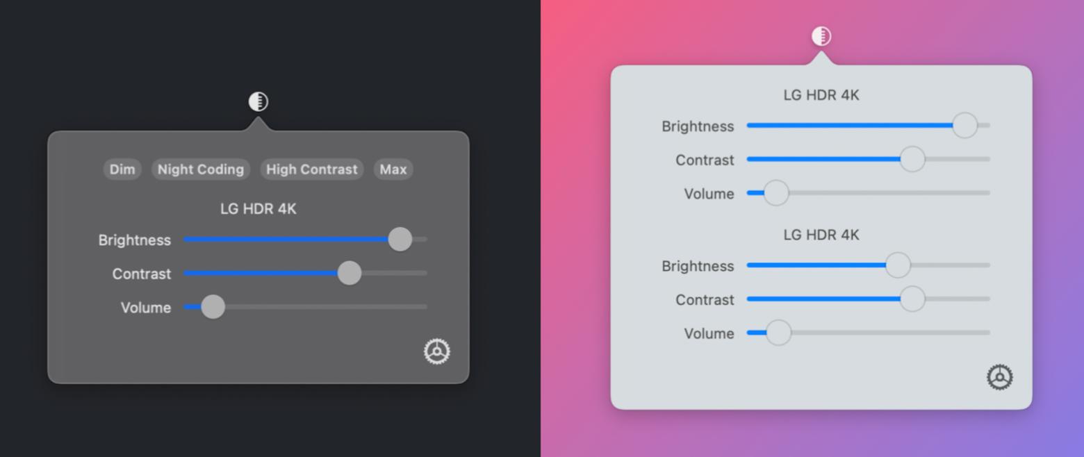 external display brightness modes | image: DisplayBuddy