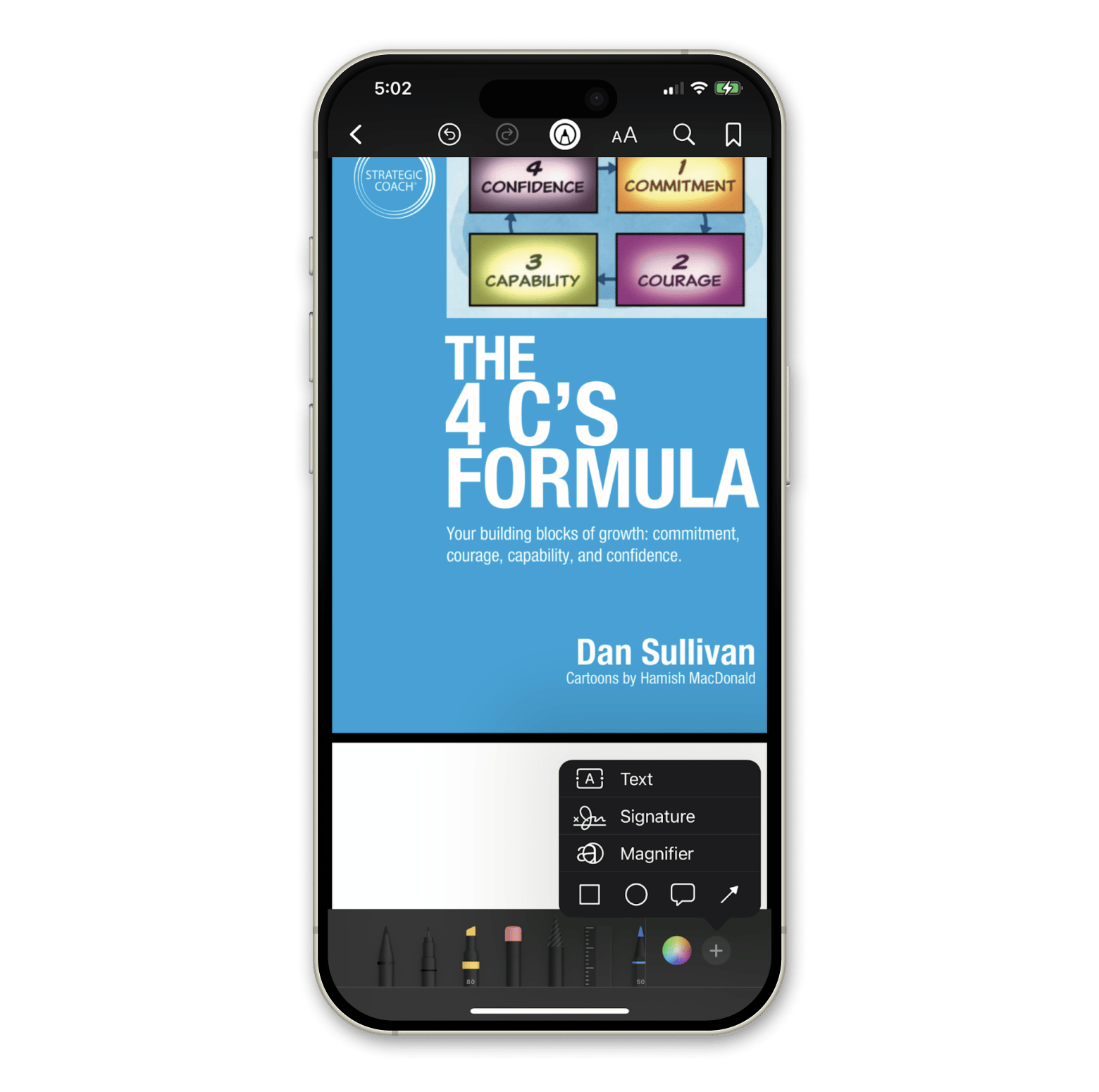 edit annotate pdf iphone