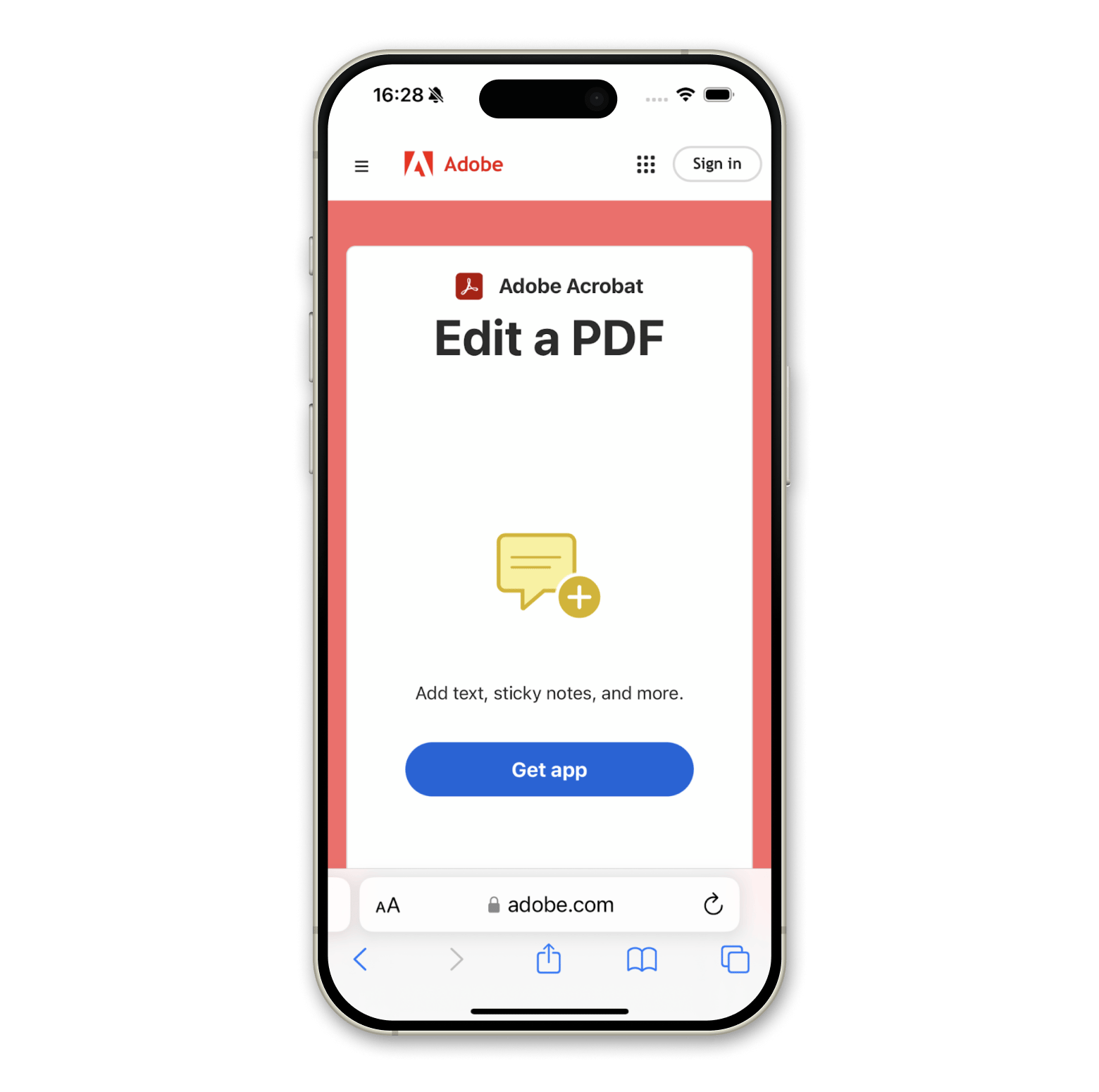 edit pdf adobe iphone