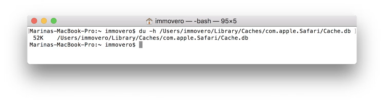 vaciar memorias caché con Terminal