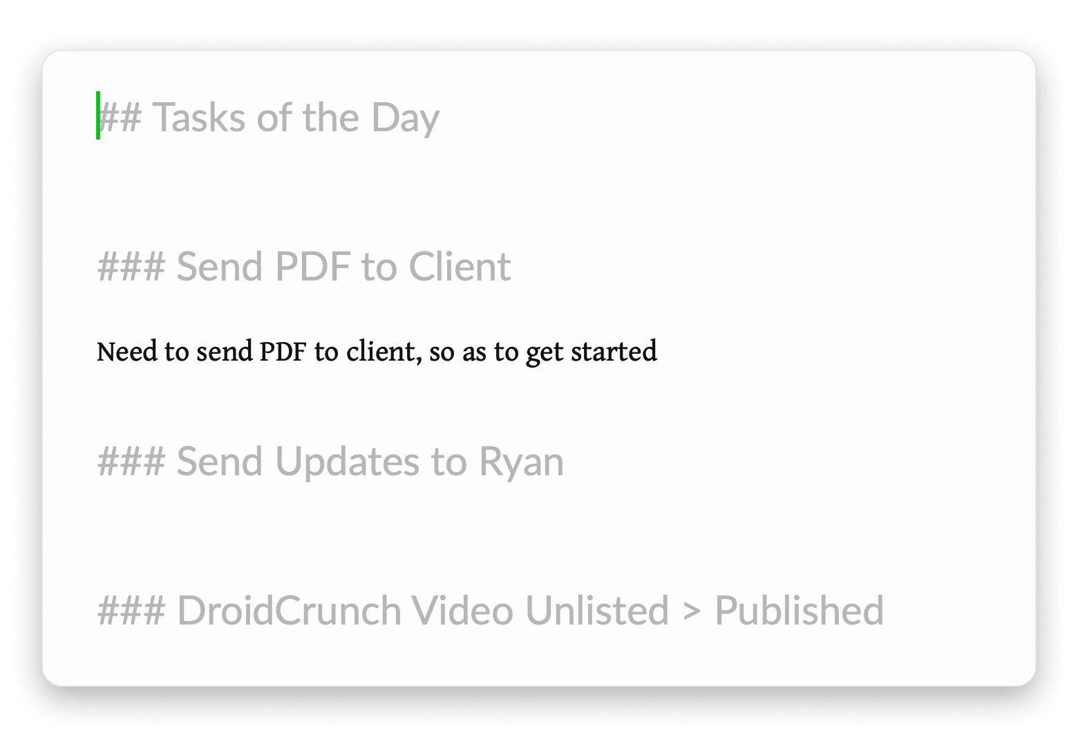 Focused provides distraction-free writing for minimalists