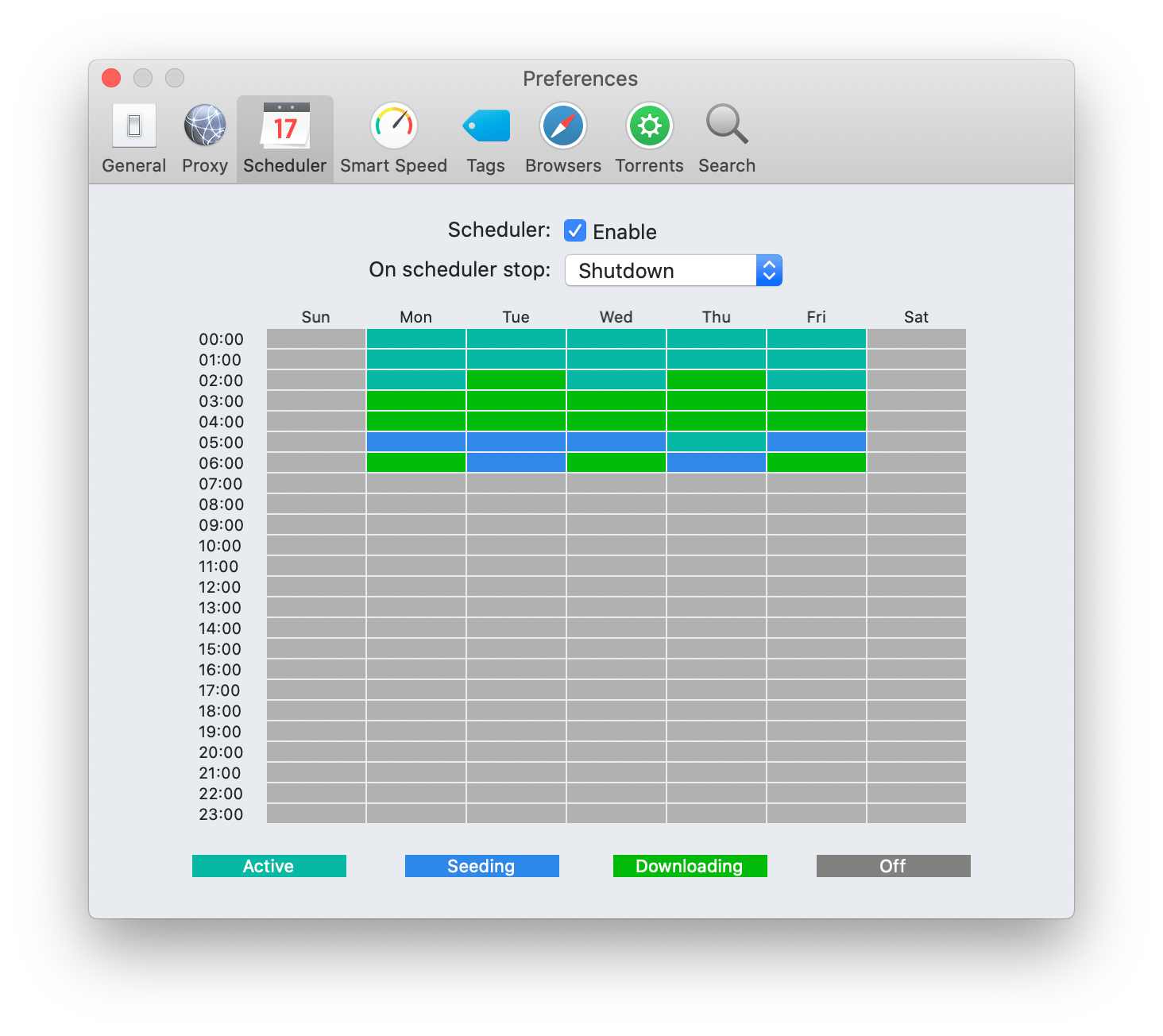 Folx Download-Scheduler