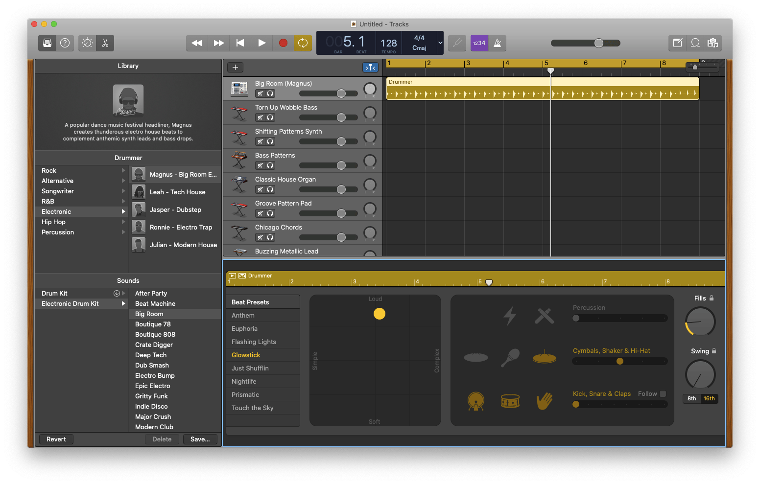 GarageBand Mac music making software