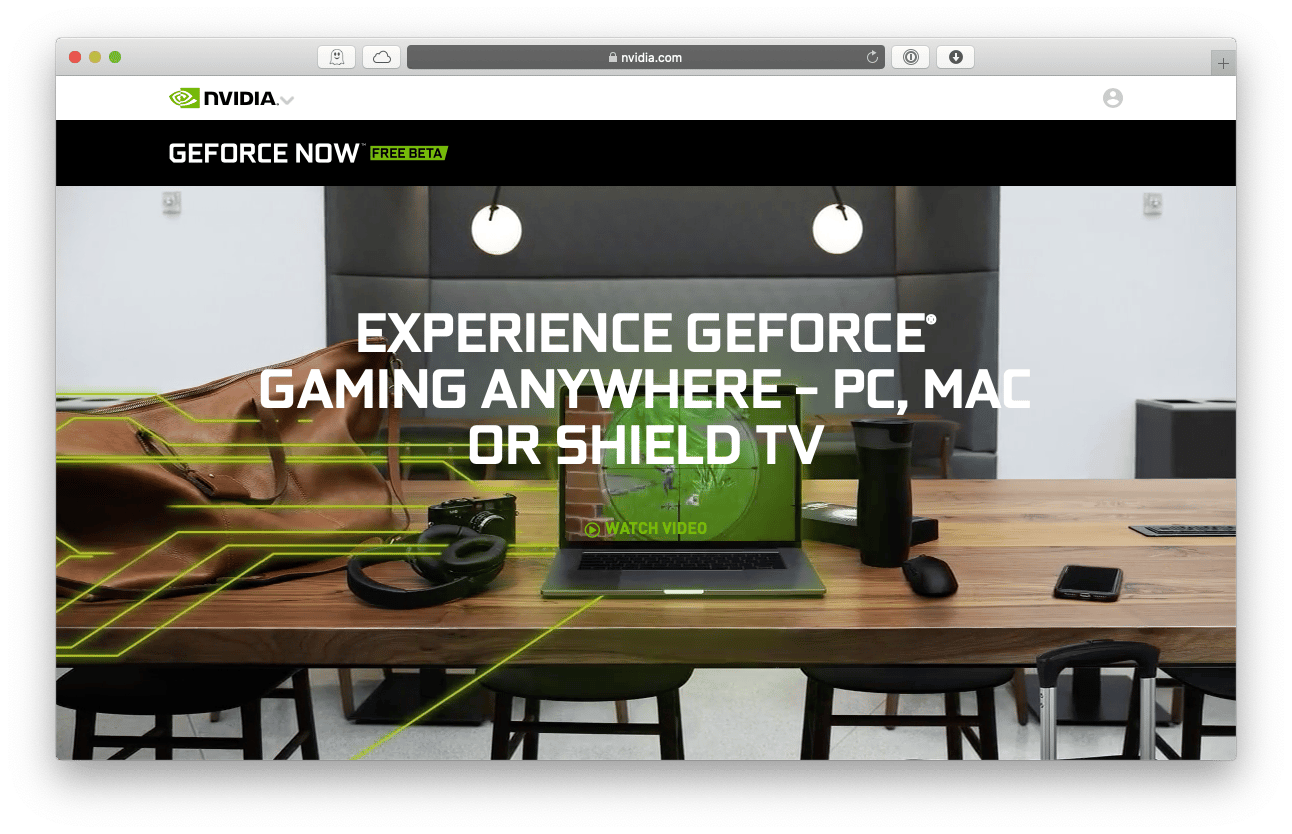 GeForce Now Mac gaming