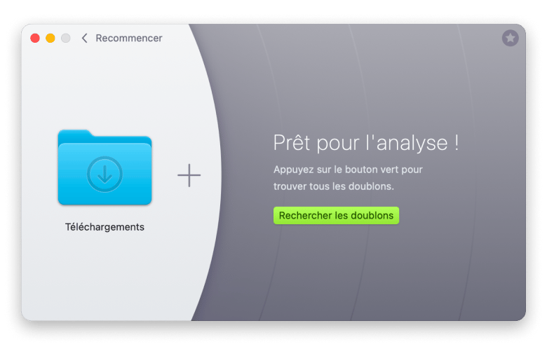 Interface de Gemini affichant les résultats de l'analyse de fichiers en double sur Mac avec les Go récupérables, disponible sur Setapp Interface de Gemini affichant les résultats de l'analyse de fichiers en double sur Mac avec les Go récupérables, disponible sur Setapp