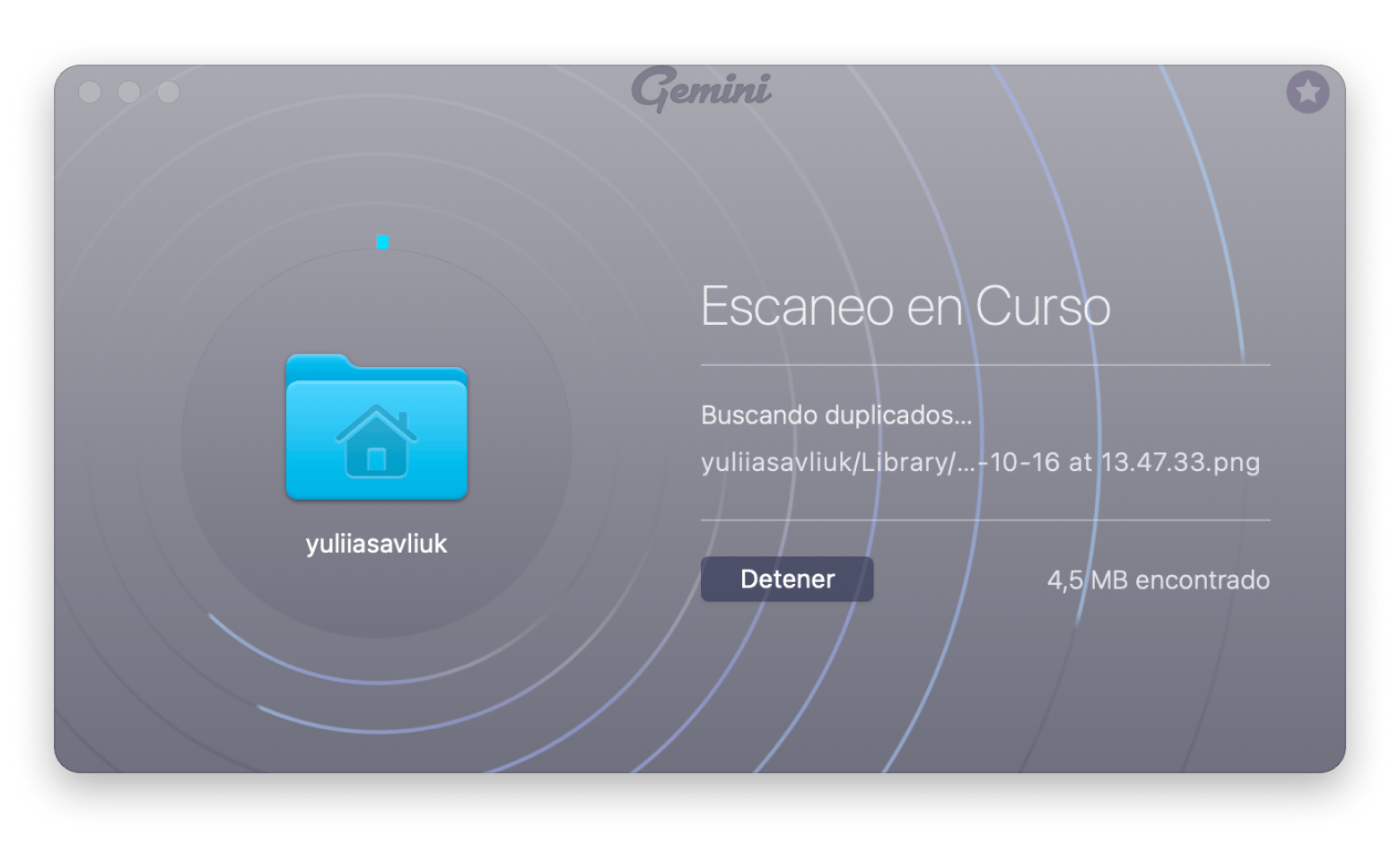 Interfaz de Gemini mostrando archivos duplicados detectados en Mac, disponible en Setapp