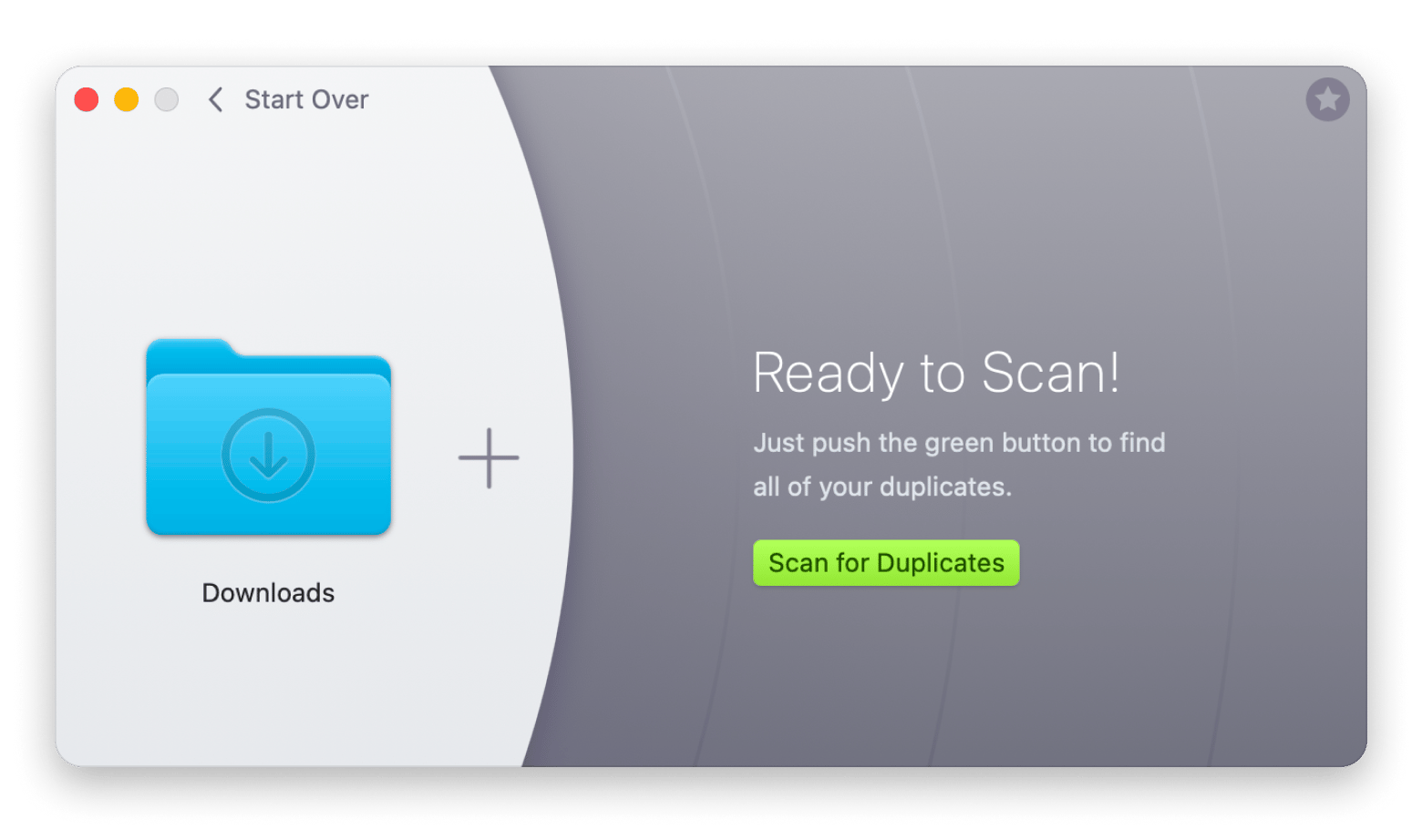 The duplicate file scanner in Gemini, a file cleaner app available on Setapp