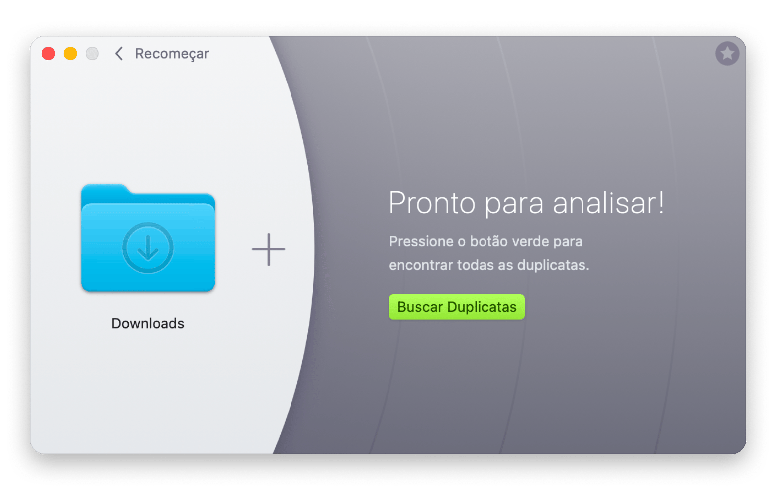 Interface do Gemini mostrando o resultado da varredura de arquivos duplicados no Mac, disponível no Setapp
