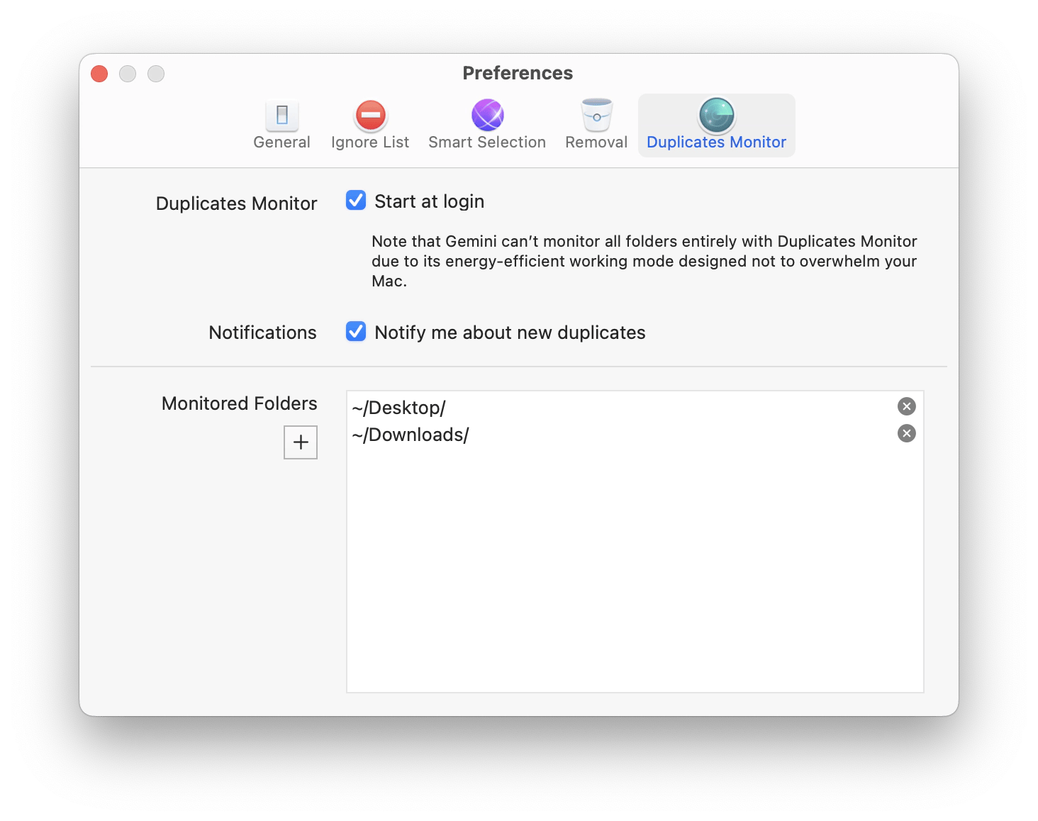 Duplicates Monitor