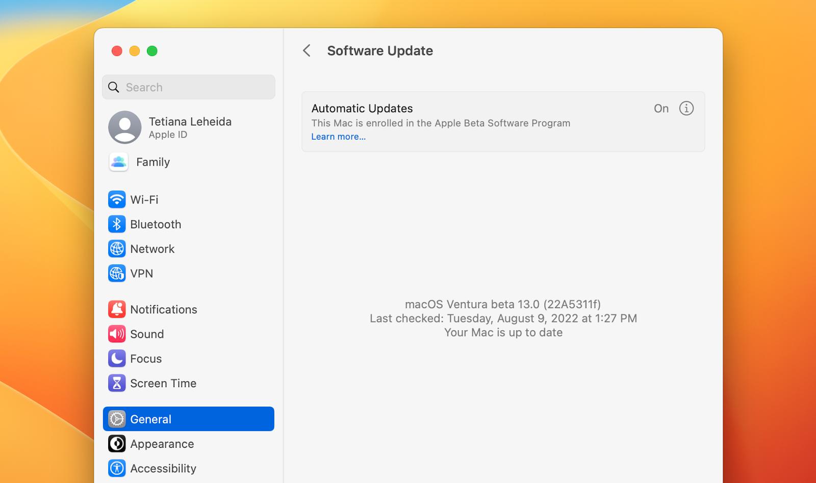 Automatic Updates