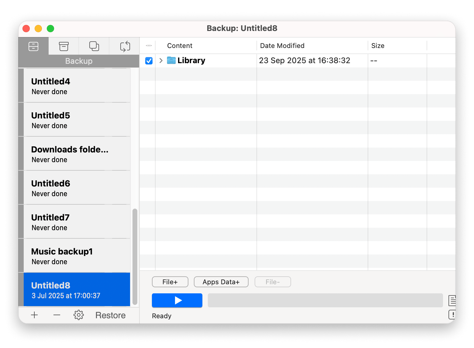 The backup process of Get Backup Pro, a backup app that is available on Setapp The backup process of Get Backup Pro, a backup app that is available on Setapp