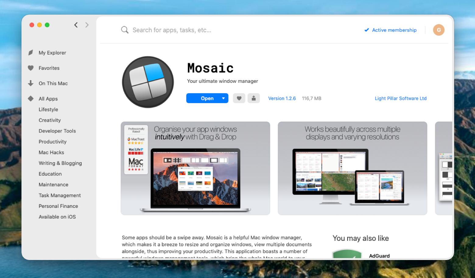 Get Mosaic on Setapp