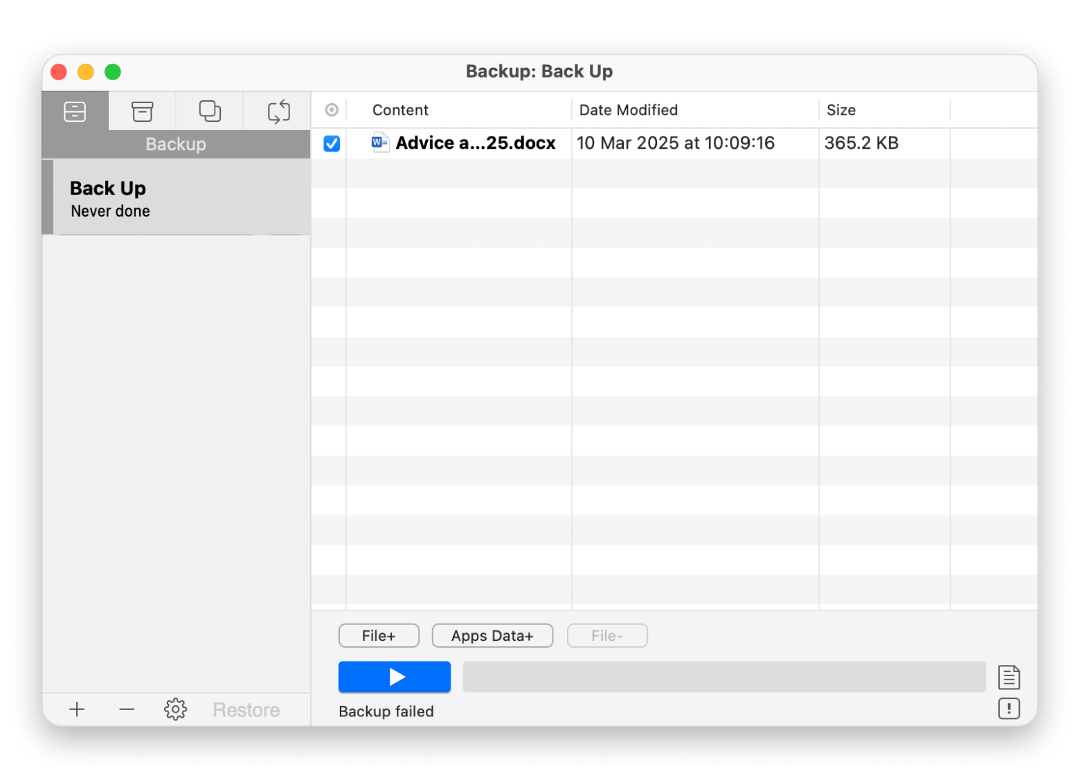 Get Backup Pro is included in Setapp