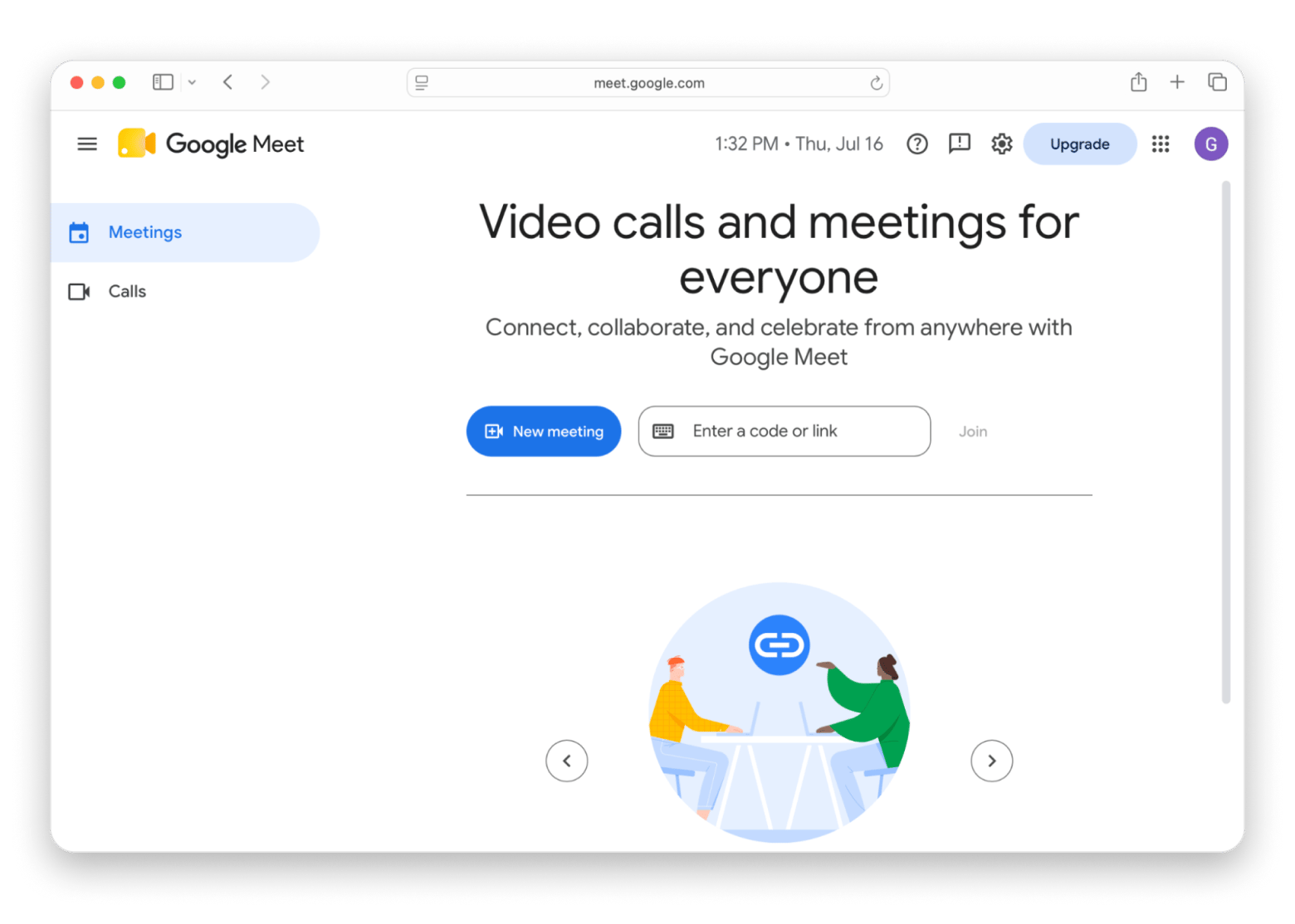 Desktop Google chat