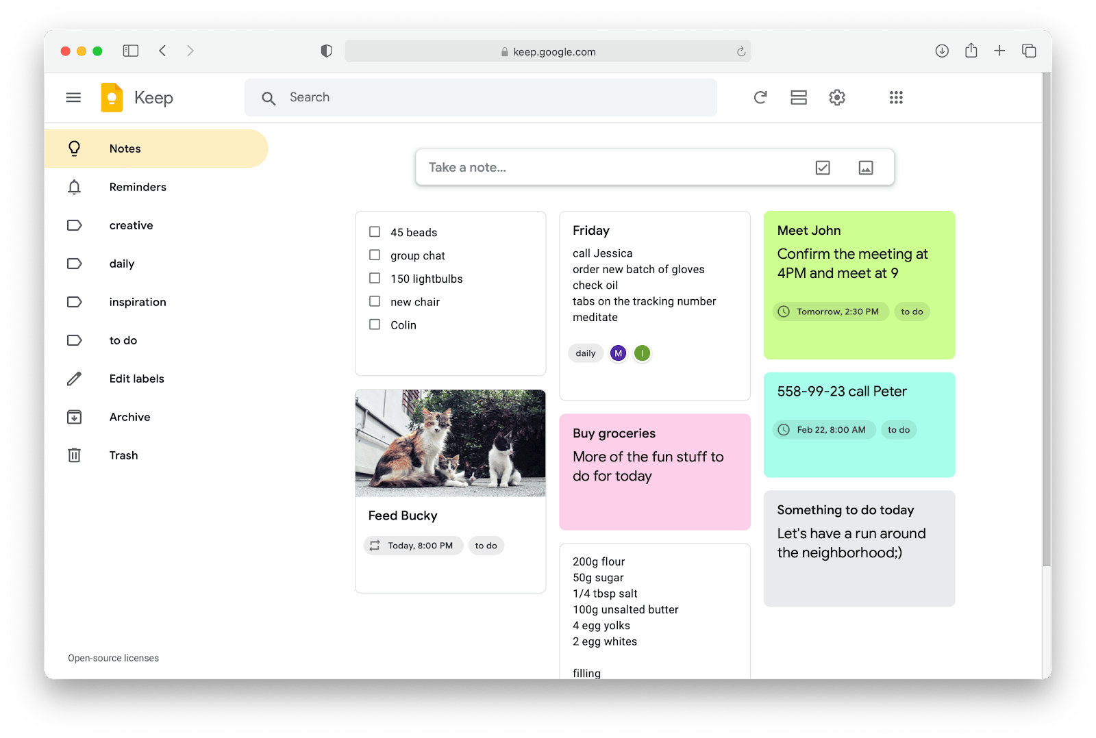 google-keep-notes