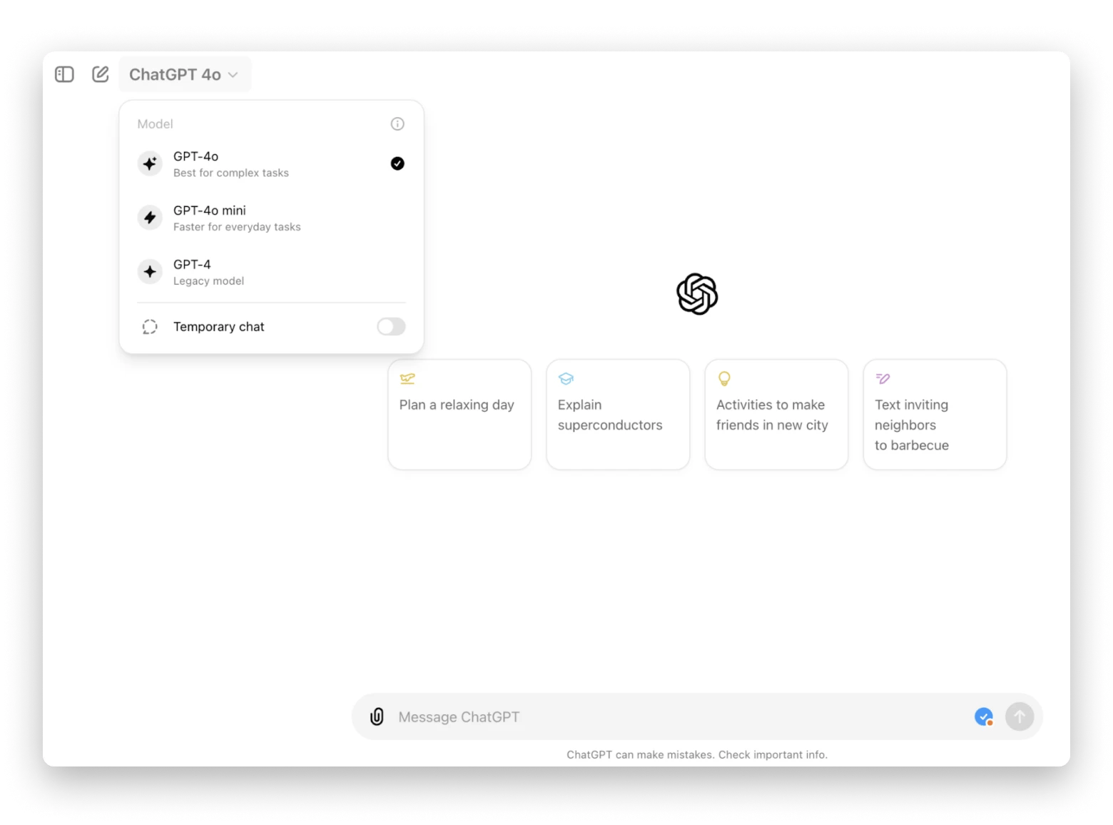 gpt4 model on ChatGPT Plus