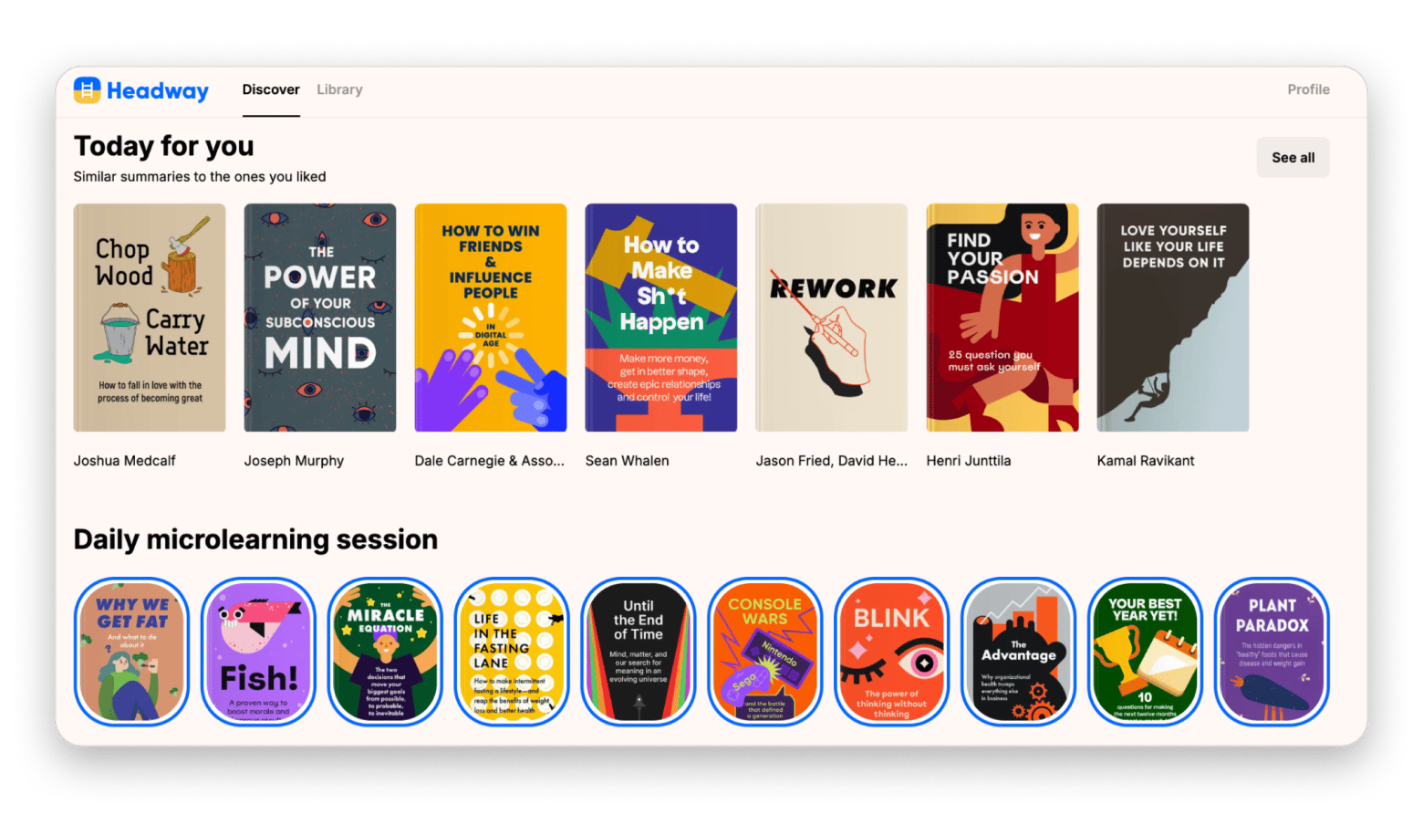 Headway reading app is available on Setapp