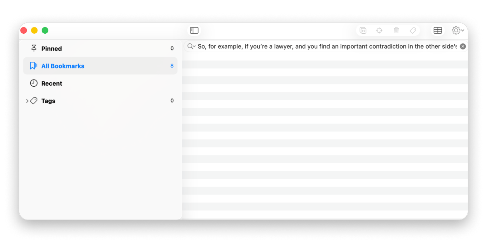 Copying a deep link to a specific PDF location with Hookmark, available on Setapp
