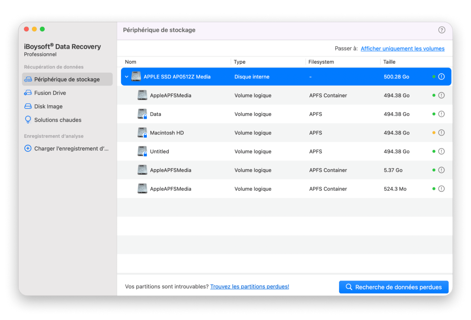 Interface d'iBoysoft NTFS for Mac lors du montage d'un disque externe avec accès complet en lecture/écriture, disponible dans Setapp Interface d'iBoysoft NTFS for Mac lors du montage d'un disque externe avec accès complet en lecture/écriture, disponible dans Setapp