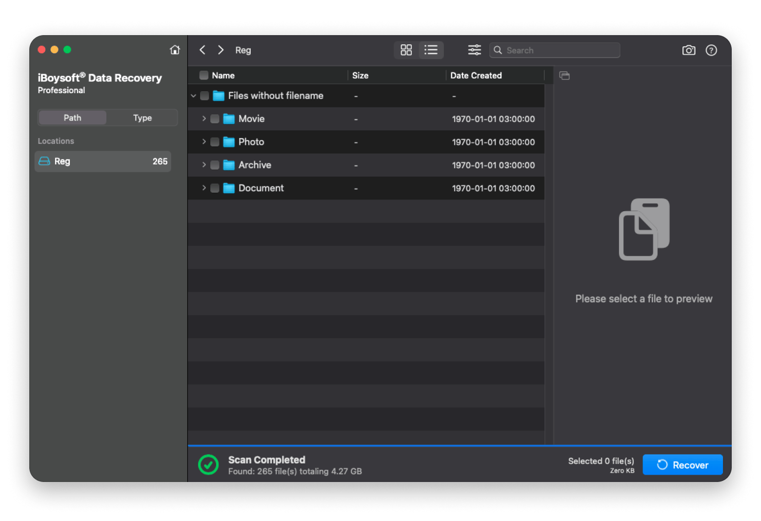 The interface of iBoysoft Data Recovery, a file recovery tool available on Setapp The interface of iBoysoft Data Recovery, a file recovery tool available on Setapp