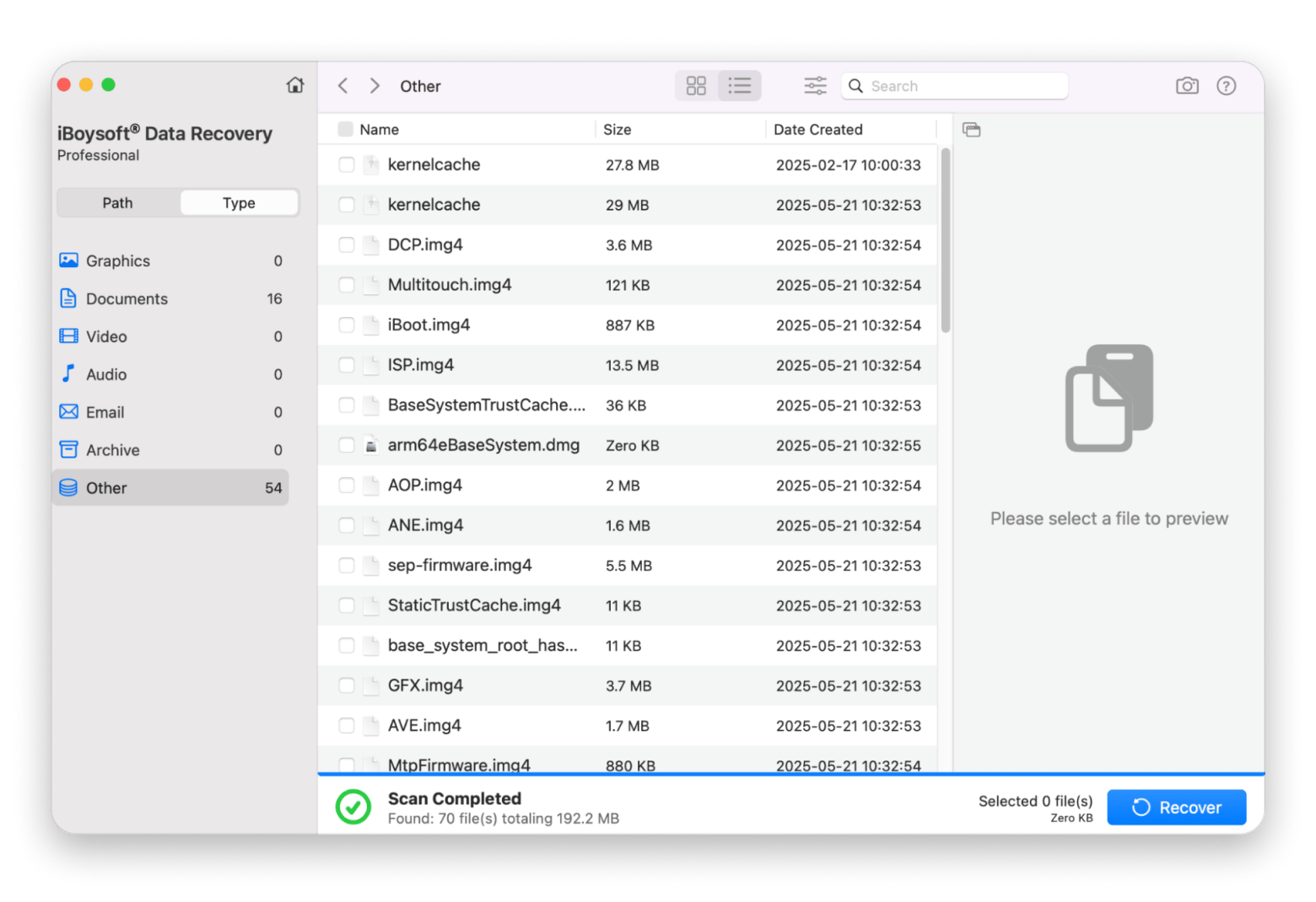 The interface of iBoysoft Data Recovery, a recovery app for Mac that is available on Setapp