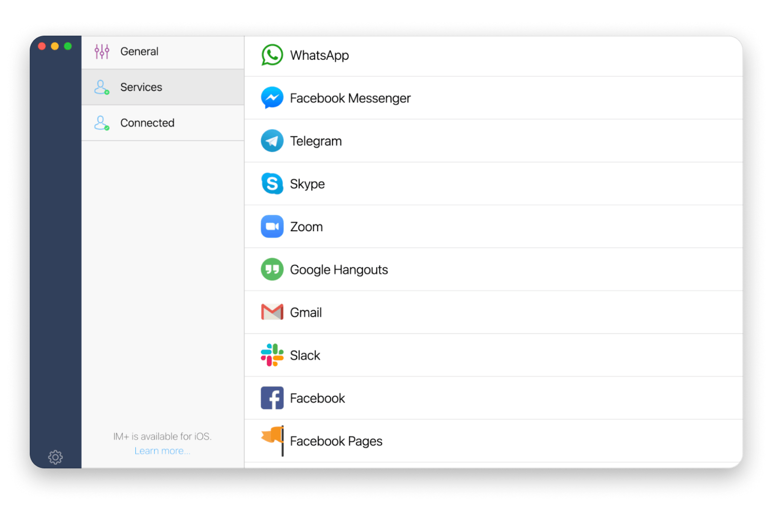 Try Im+ for messaging in Setapp