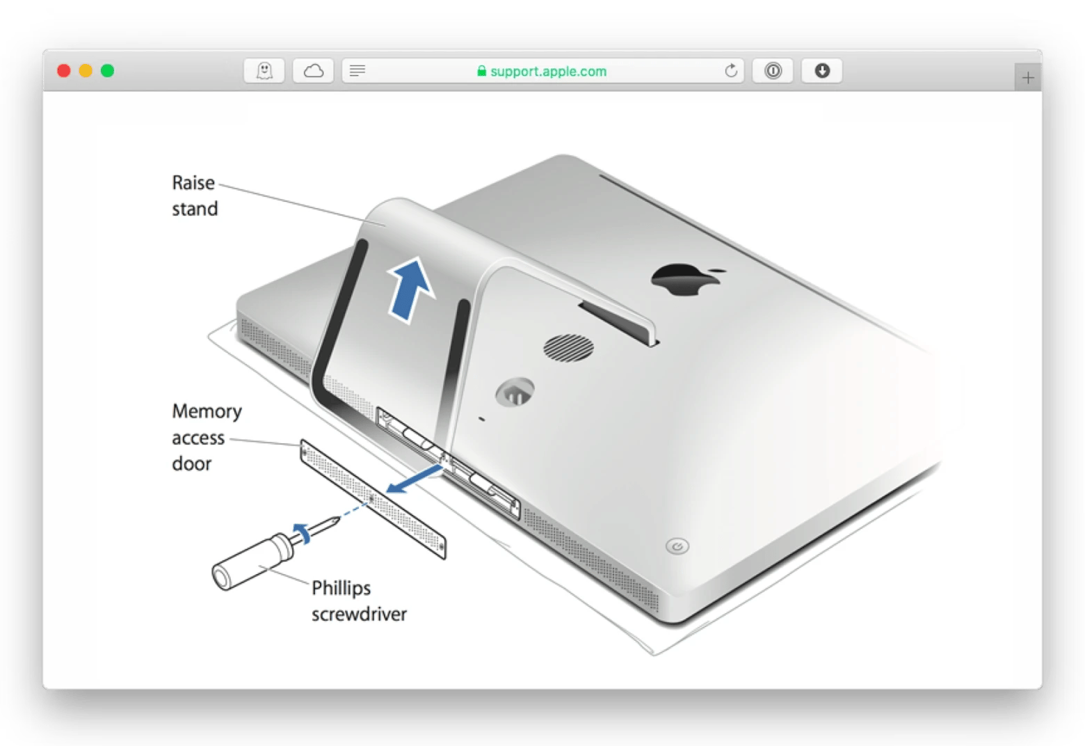 how to open iMac | Source: apple.com