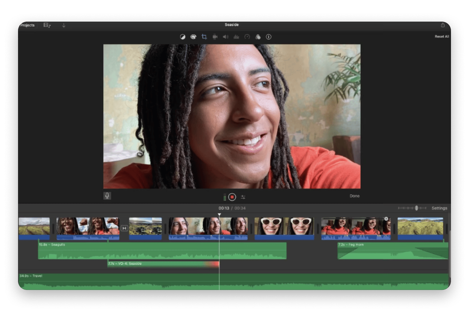 iMovie free video editing software