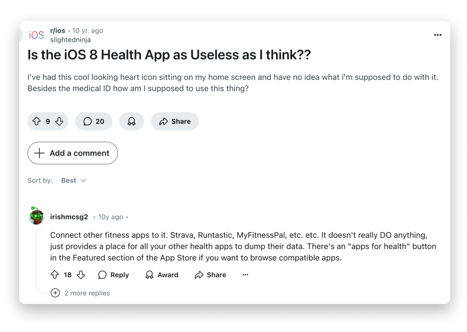 ios 8 comment reddit