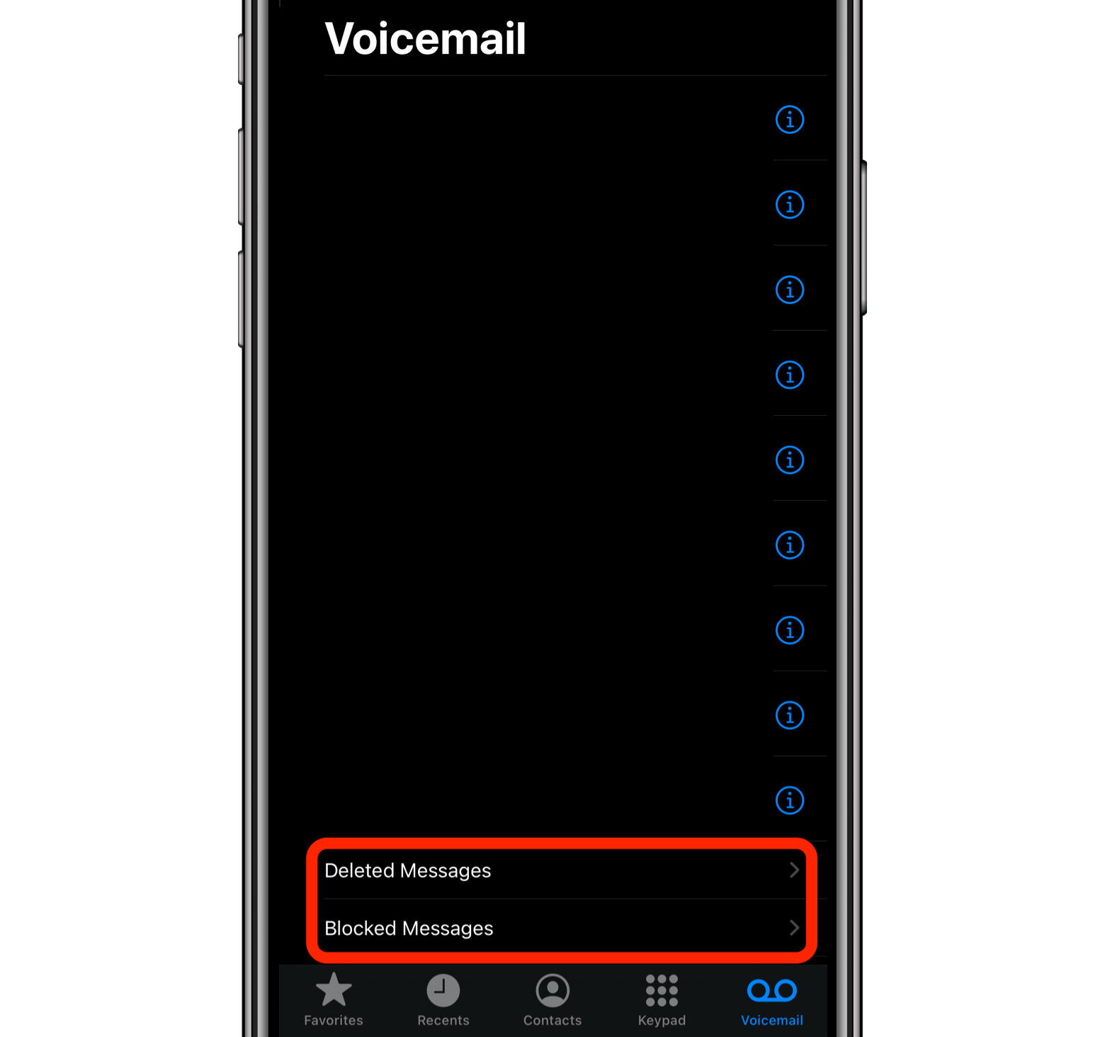 iphone blocked calls 
