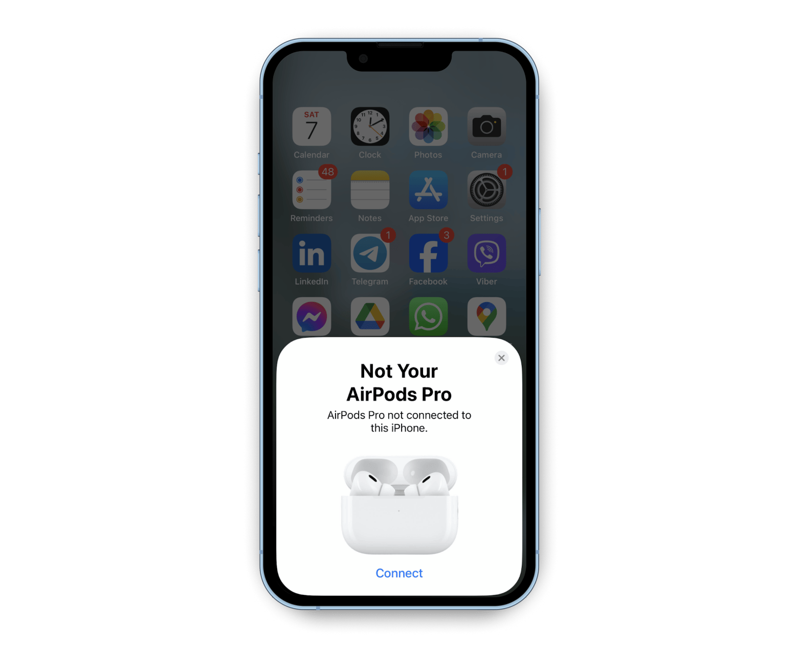 iphone reconnect airpods