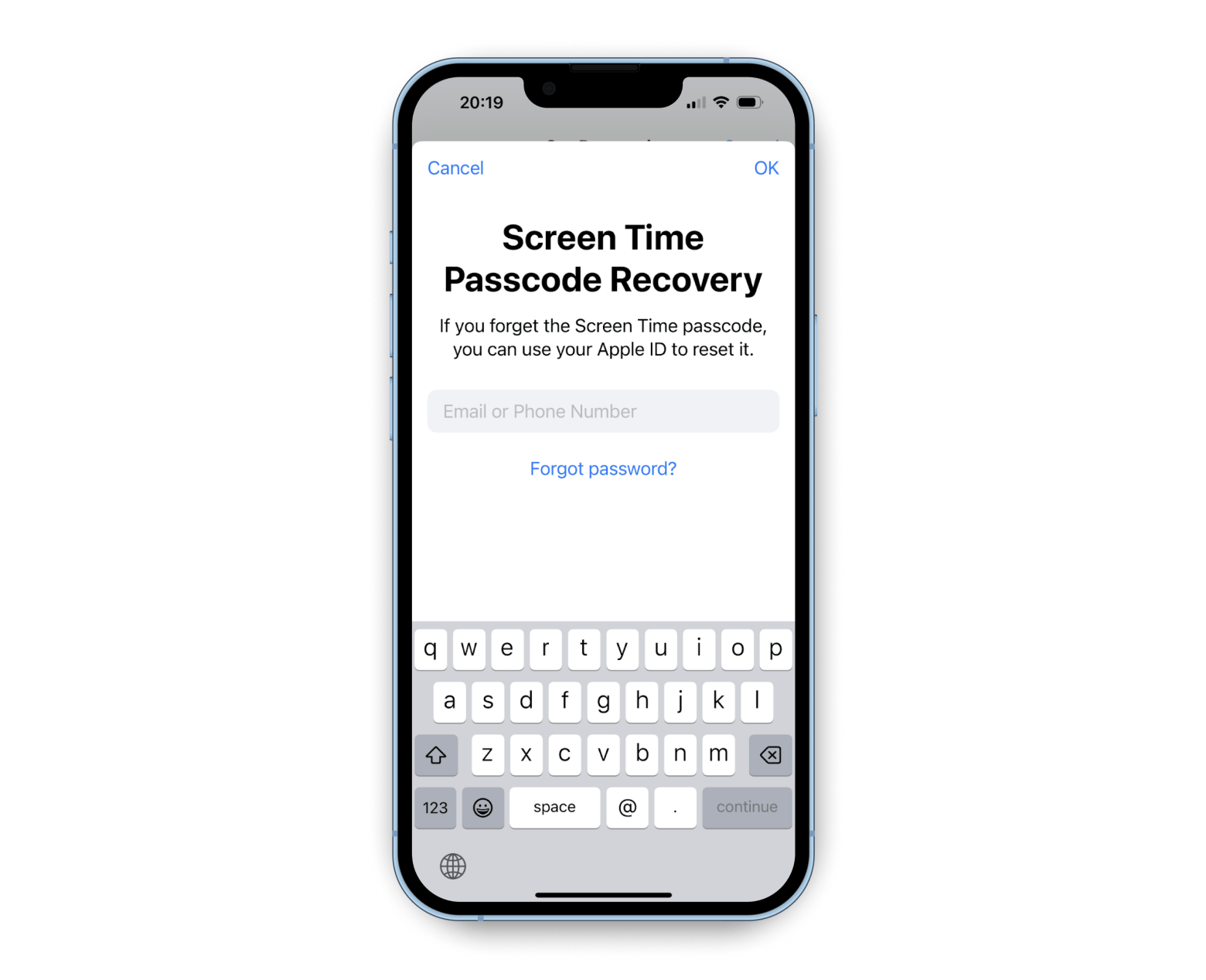 Screen Time Passcode Recovery