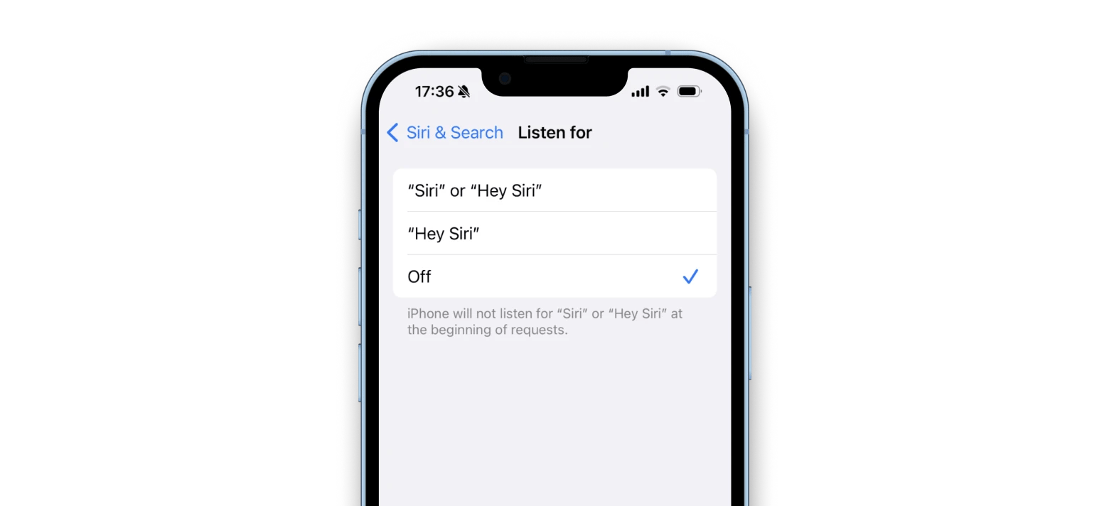 Siri & Search turning off