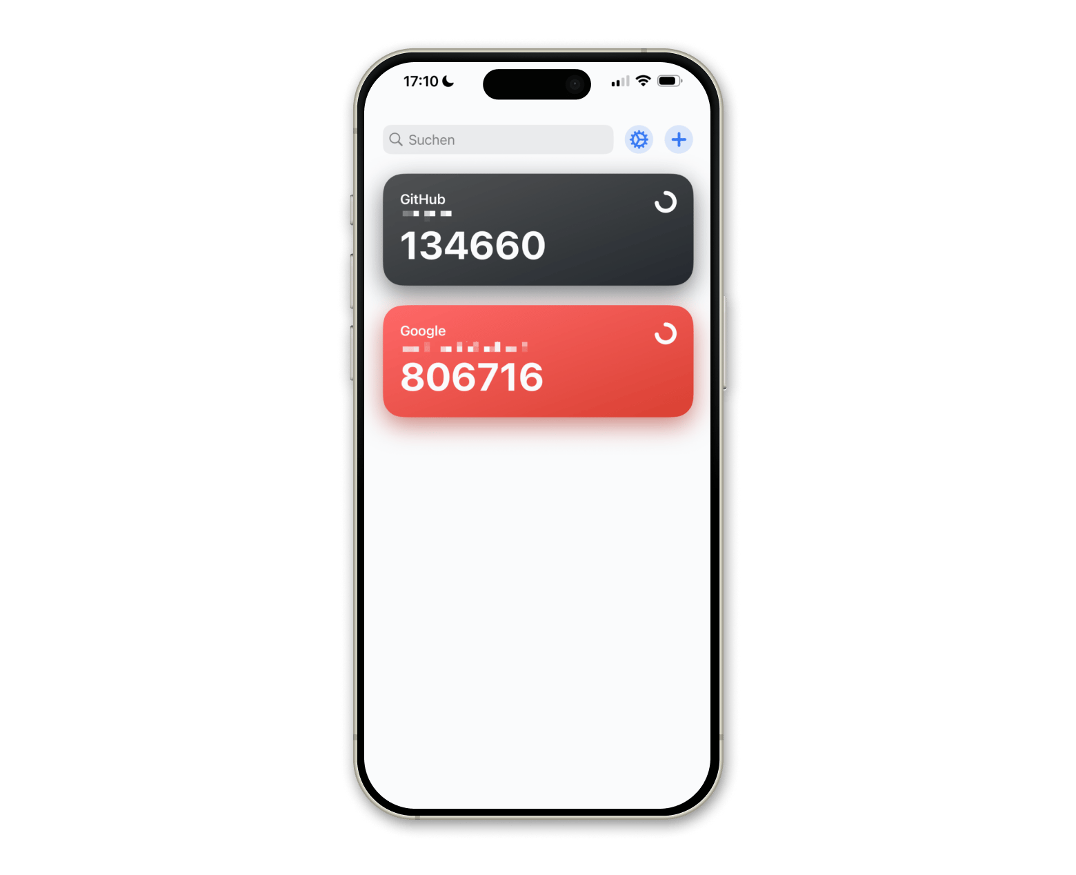 Das App-Fenster von Step Two, einer Zwei-Faktor-Autorisierungs-App, die bei Setapp verfügbar ist