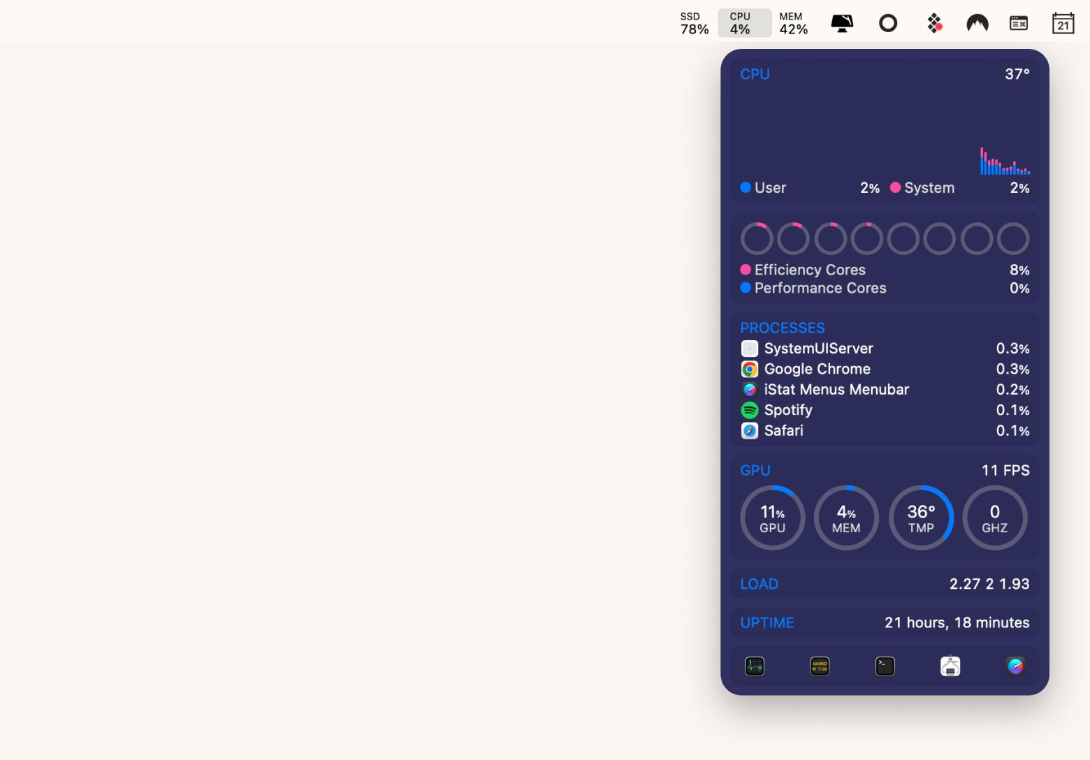 cpu details in istat menus 