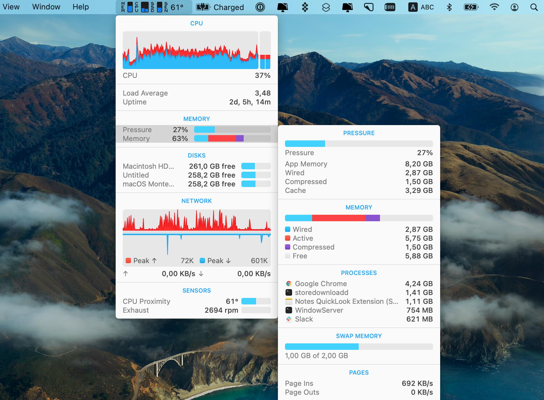 keep an eye on memory consumption