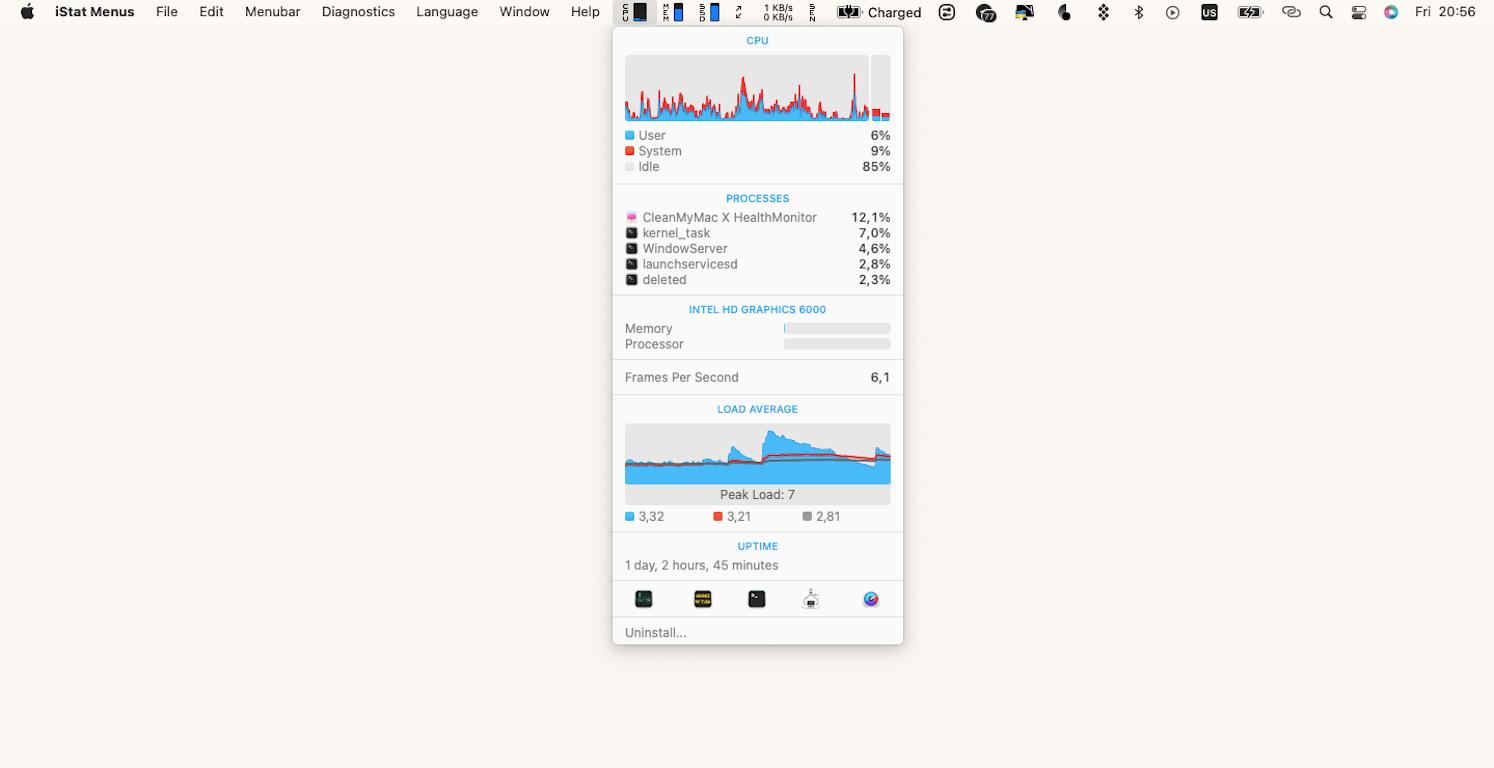  System monitoring using istat