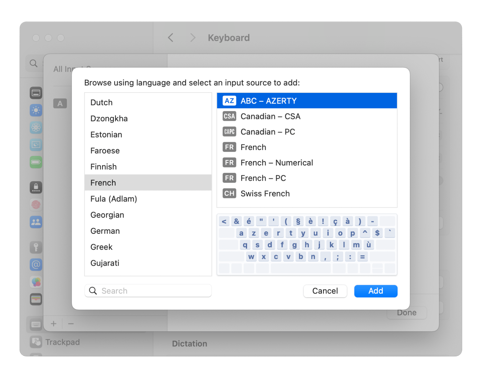 keyboard input source language