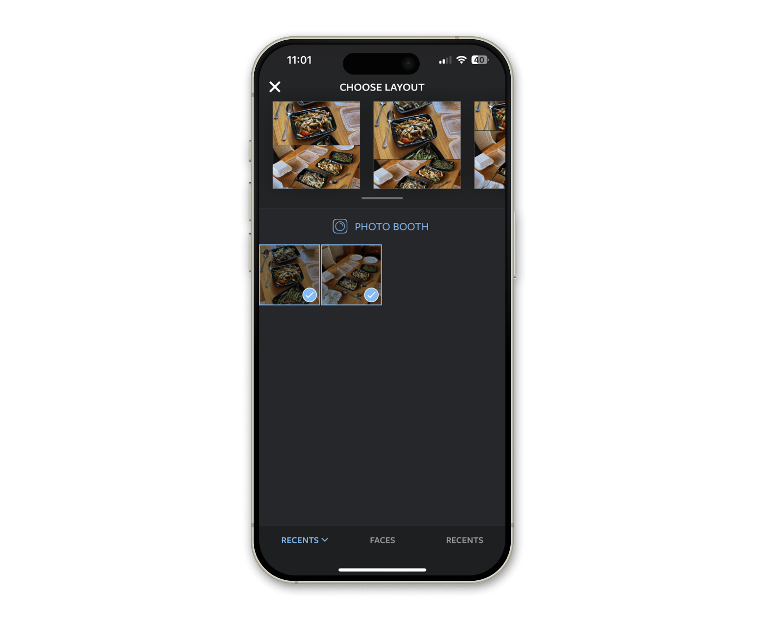 layout photo editing tool ios