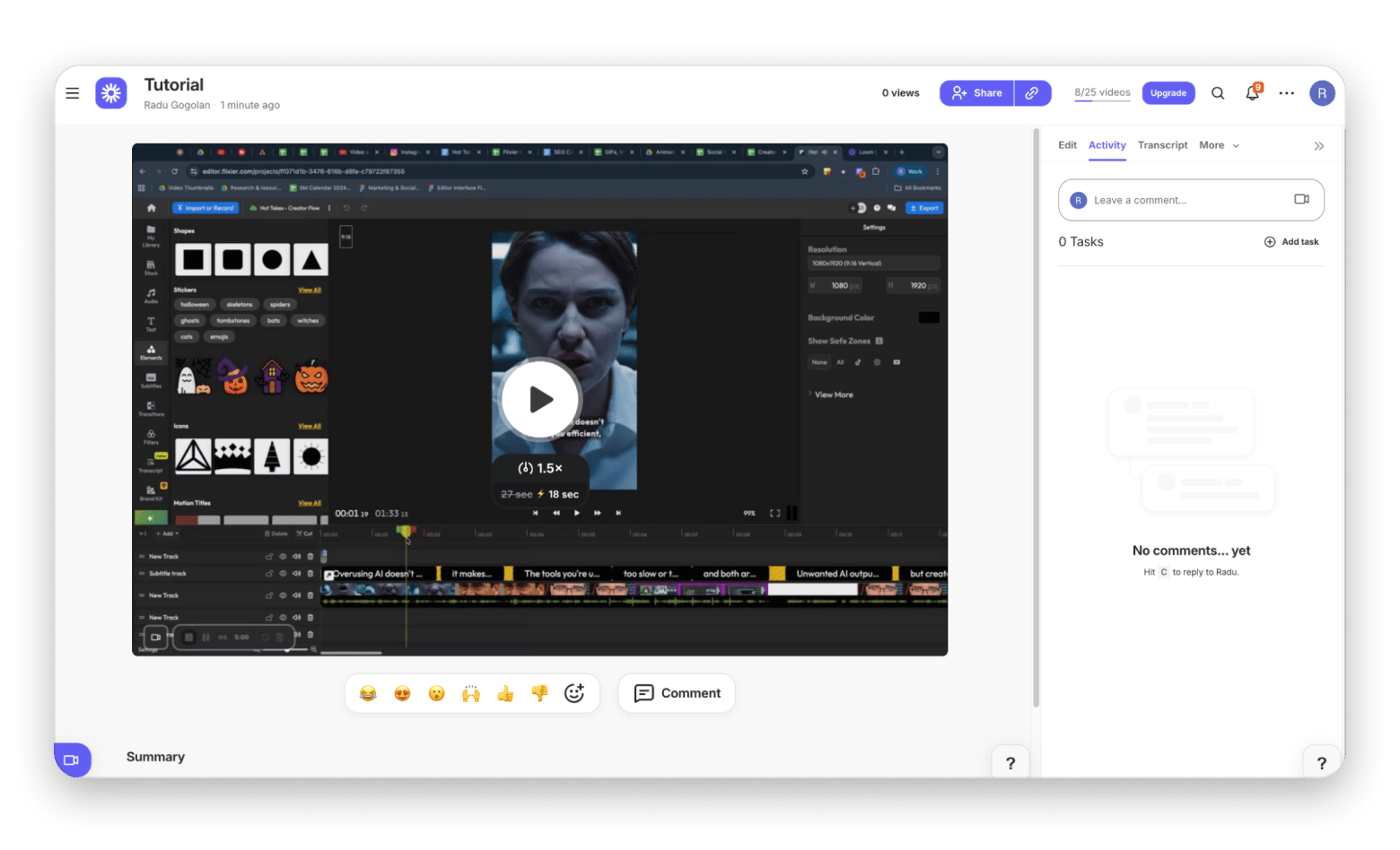 Loom is a YouTube recording software, used by professionals
