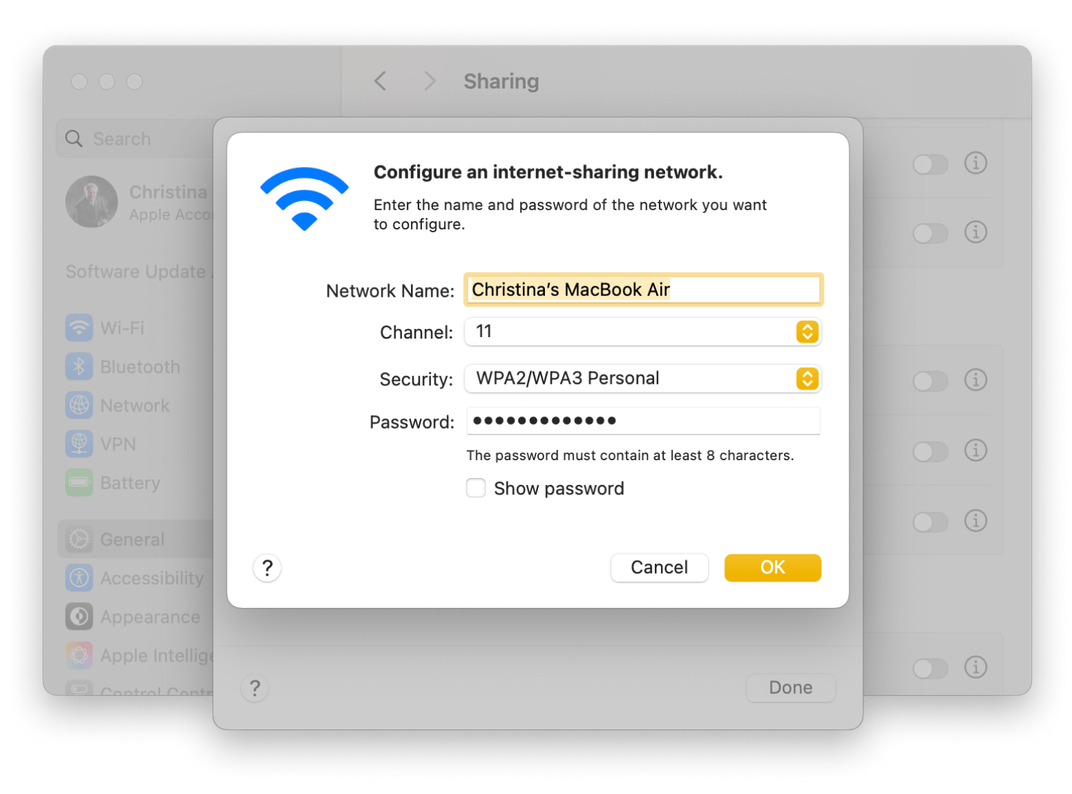 how to configure secure hotspot