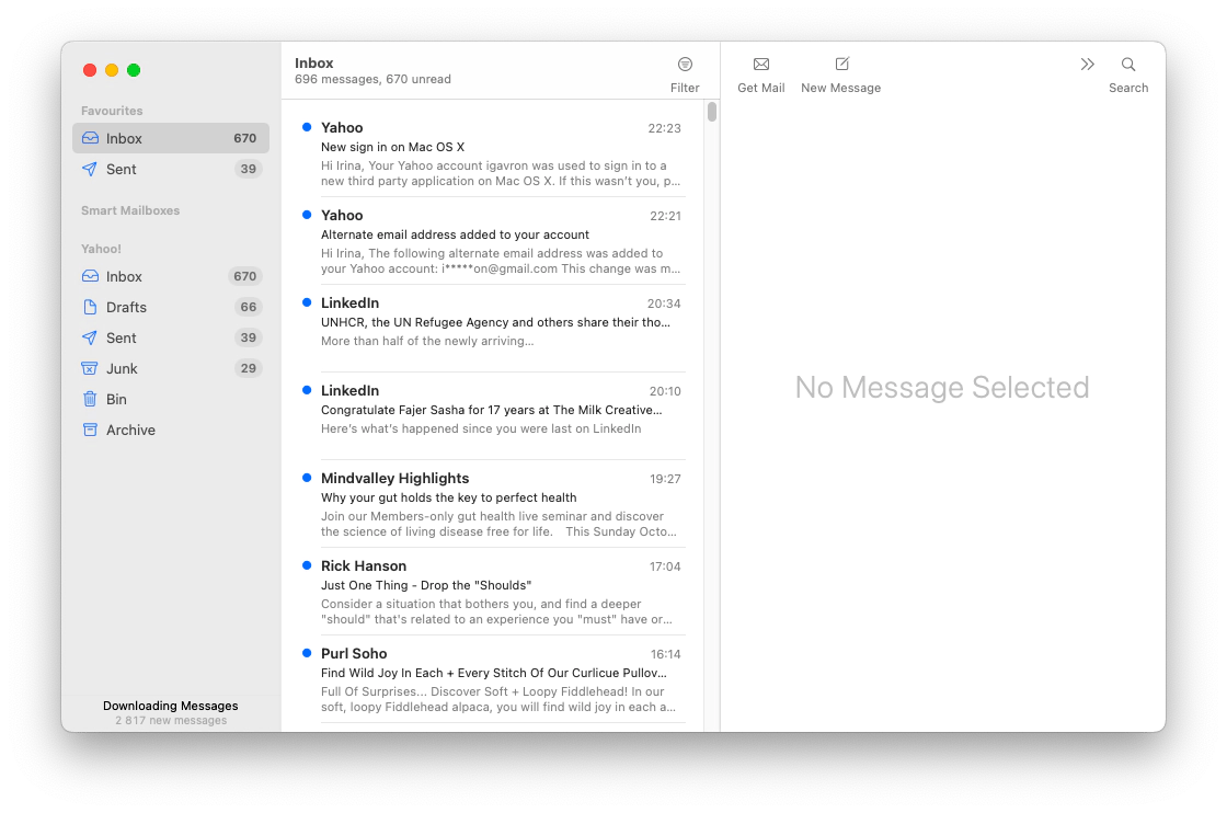 Mac Mail app