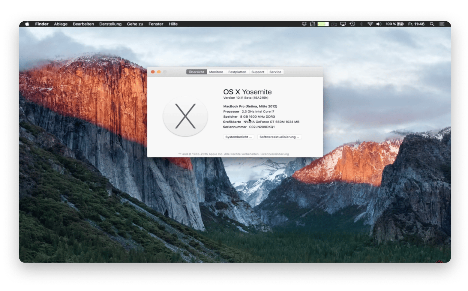 mac os yosemite 