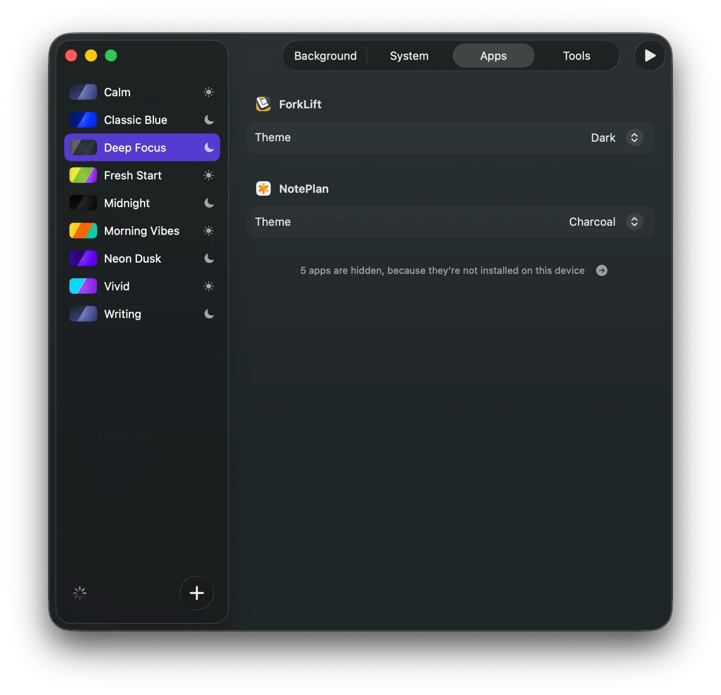 Customizing your workspace in macOS with Desktop Composer
