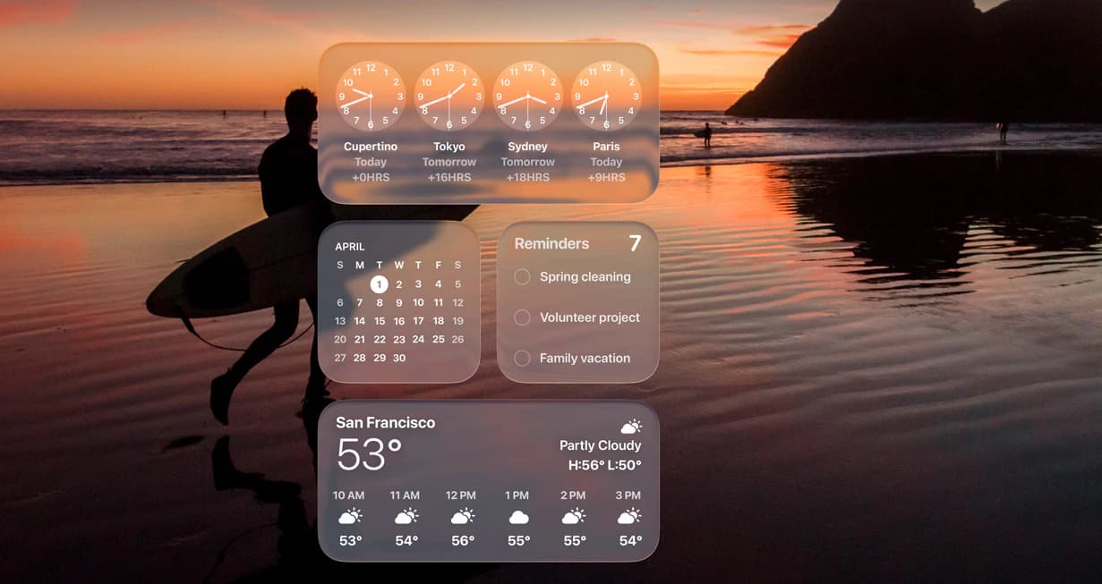 die Übersicht über macOS Tahoe Desktop die Übersicht über macOS Tahoe Desktop