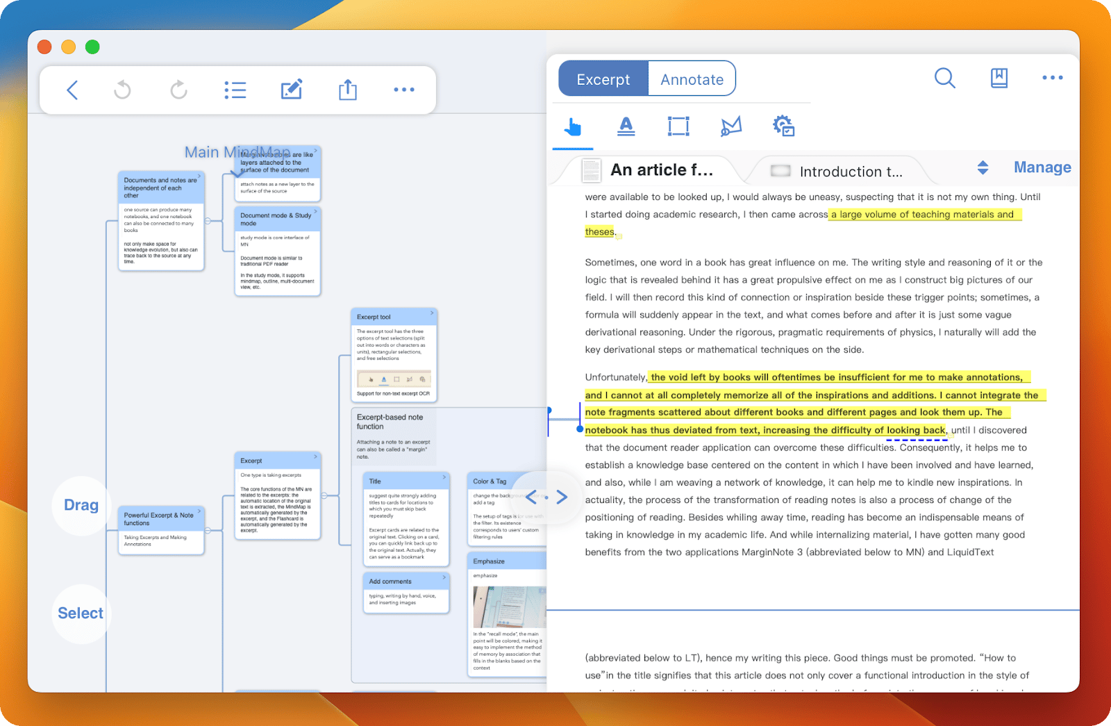 MarginNote Freeform alternative for students