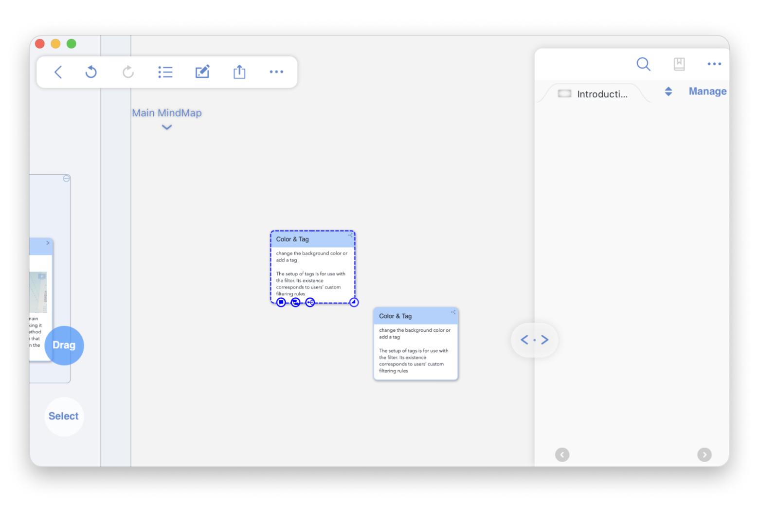 MarginNote mind map software for Mac